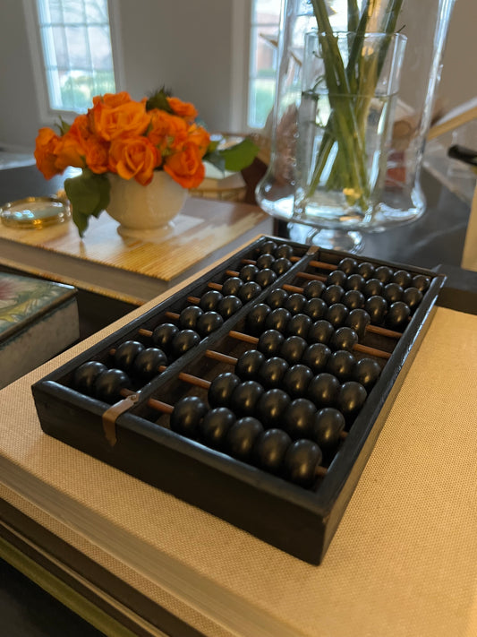 Japanese Abacus Wood Counter